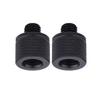 Lot de 2 vis 3/8" vers M6 M8 M10 M12 pour trépied - Vis de conversion pour appareil photo reflex - Accessoires de photographie - 3/8" femelle vers M6 M8 M10 M12 mâle - Vis à dégagement rapide