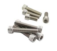 Lot de 2 vis à tête hexagonale à filetage grossier en acier inoxydable 304 de 1/2 à 13 pouces de longueur(1-3/4")