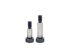 Lot de 2 vis à tête hexagonale en acier haute résistance M5 M6 M8 M10 M12 12.9, diamètre de Φ 6, 8, 10 à 16, longueur de l'arbre du boulon à épaulement 8 à 100 mm(100mm,D12-M10 x2pcs)