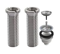 Lot de 2 vis creuses M12 x 35, en acier inoxydable 304, pièces de rechange, en acier inoxydable antichoc, métriques, assortiment de vis pour siphon d'évier Franke, pièces de rechange (45 mm)