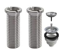 Lot de 2 vis creuses M12 x 35 pour évier en acier inoxydable 304 | Vis de rechange en acier inoxydable antichoc métrique M12 pour évier Franke Siphon pièces de rechange (35 mm)