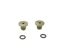 Lot de 2 vis de purge en titane avec rondelle d'étanchéité, boulon de port d'huile TC4 léger compatible avec les leviers de frein de vélo de route Shimano-R7000/R8000/R9120/R9170
