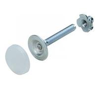 Lot de 2 vis de réglage écrou acier zingué, l.60 mm