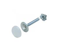 Lot de 2 vis de réglage écrou acier zingué, l.60 mm