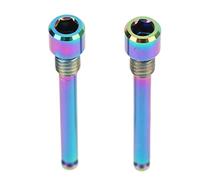 Lot de 2 vis de résistance de frein en alliage Titan poli léger pour vélo de montagne (brillant; 3 x 2,6 mm)