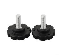 Lot de 2 vis de serrage en forme d'étoile M8 x 25 mm pour fixation de la base du parapluie - Installation et retrait pratiques