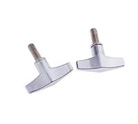 Lot de 2 vis de support d'embrayage Hi-Hat pour batterie en alliage de zinc - Pièces de rechange