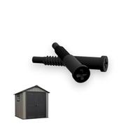 Lot de 2 vis goupille de Rechange pour abris de Jardin Compatible avec Keter Oakland et Fusion Sheds