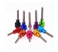 Lot de 2 vis moletées colorées M5 en acier inoxydable à tête moletée aluminium(Pink,12MM_M5 2PCS)