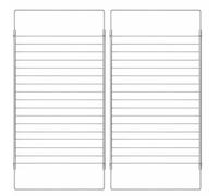Lot de 2 vis universelles extensibles pour étagère de four Largeur réglable 31 cm à 65 cm Compatible avec AEG Bosch Neff Siemens Hotpoint et plus 396726