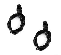 Lot de 2 viseurs à tube avec corde en caoutchouc de silicone pour chasseurs de chants et archers cibles nécessitant un alignement constant de la vue et une stabilité de tirage (noir)