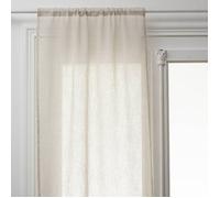 Atmosphera Voilages Fred blanc 60 x 160 cm Lot de 2
