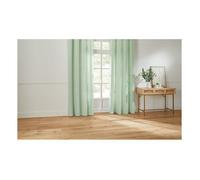 Lot de 2 voilages ""Noa"" motif rayures plissées tamisant 140 x 240 cm Atmosphera