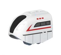 Lot de 2 voitures de train électriques de rechange, rechargeables par USB pour trains électriques, piste de course flexible, ne peut pas fonctionner seul, rails et câble non inclus