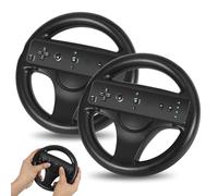 Lot de 2 volants pour télécommande Wii Mario Kart - Volant de course pour jeux Nintendo Wii - Accessoires de jeu Wii et Wii U
