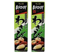 Lot de 2 WASABI - Moutarde / Pâte japonaise pour suchis S&B