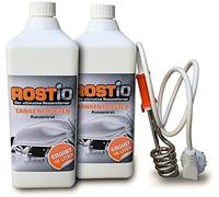 Lot de 2 x 1 L de concentré de désoxydant de réservoir Rostio avec thermoplongeur