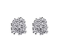 Lot de 2 yeux mobiles autocollants pour scrapbooking - 15 mm - 200 pièces