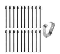 Lot de 20/10/5 stylos rechargeables à pointe souple avec clip pour une prise en main confortable pour Max3 2 Maker pour Note 20 Cartouches remplaçables