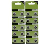 Lot de 20/10 piles bouton AG9/LR936/394 pour montre - 1,5 V - Piles bouton pour petits appareils électroniques