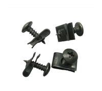 Lot de 20/10 vis autotaraudeuses et clips M4/M5 for moto, voiture, scooter, VTT, cyclomoteur, vélo électrique, couvercle en plastique, fixation métallique, 4,2 mm et 4,8 mm(20 PCS_M4X16)