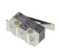 Lot de 20/100/1000 micro-interrupteurs fin course SPDT à 3 broches, bouton-poussoir momentané 1 A/125 V, avec poignée et rouleau(BENT FOOT-3,1000PCS)