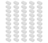 Lot de 20/25/50 vitrines de voiture en PVC transparent pour voitures à l'échelle 1:64, vitrine transparente 41 x 43 x 82 mm (50 pièces)