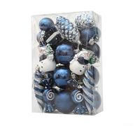 Lot de 20/29 boules de Noël pour sapin et fête de mariage - Convient pour divers événements de vacances (C)