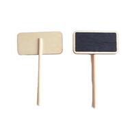 Lot de 20, 40 ou 50 mini pinces en bois for tableau noir, for décoration d'étiquettes jardinage extérieur, affichage notes et mémos Pour Graines,Pot Herbes(20pcs,4.1x6.6cm)
