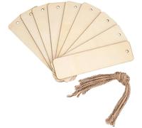 Lot de 20, 40 ou 60 marque-pages en bois vierges for loisirs créatifs Pour Les Amateurs De Livres(12x3.2x0.15cm 40pcs)