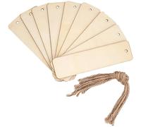 Lot de 20, 40 ou 60 marque-pages en bois vierges for loisirs créatifs Pour Les Amateurs De Livres(12x3.2x0.15cm 60pcs)