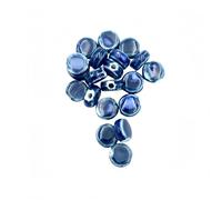 Lot de 20/40 petites perles d'espacement rondes et plates en céramique et porcelaine, 11 x 6 mm, motifs géométriques abstraits, for la fabrication de bijoux(Molanlasi,40Pcs)