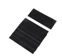 Lot de 20/50/100 gaines thermorétractables en PVC bleu for batterie, largeur plate 28,5 mm, longueur 70 mm, gaine thermorétractable isolante.(Black,20pcs)