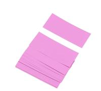 Lot de 20/50/100 gaines thermorétractables en PVC bleu for batterie, largeur plate 28,5 mm, longueur 70 mm, gaine thermorétractable isolante.(Pink,50Pcs)