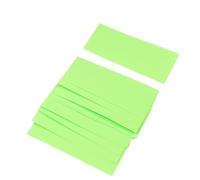 Lot de 20/50/100 gaines thermorétractables en PVC bleu for batterie, largeur plate 28,5 mm, longueur 70 mm, gaine thermorétractable isolante.(Light Green,50Pcs)