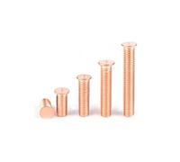 Lot de 20/500 vis à souder par points en acier au carbone plaqué cuivre M3M4M5M6M8M10 for décharge de condensateur(M3x40(200pcs))