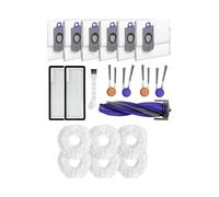 Lot de 20 Accessoires pour Aspirateur pour Freo Z10/Freo Z10 Ultra: 1 Brosse Rotative Silencieuse Anti-Emmêlement, 2 Filtres HEPA pour Bac à