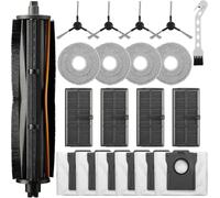 Lot de 20 Accessoires pour Dreame L10s Pro Ultra Heat/L10s Ultra Gen 2/X30 Ultra/Mova E30 Ultra, 1 TriCut Brosse Principale 6 Sacs à Poussière 4 Filtre 4 Serpillière 4 Brosse Latérale