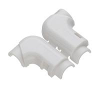 Lot de 20 adaptateurs à angle droit à 90 degrés pour câble réseau Ethernet Blanc