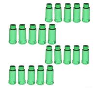 Lot de 20 adaptateurs de construction 1/2" en plastique PP bleu pour test de pression d'eau avec joint d'étanchéité et forme hexagonale pour un montage facile dans les tuyaux sur les chantiers de