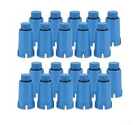 Lot de 20 adaptateurs de construction pour test de pression des conduites d'eau et validation du système d'infrastructure (bleu)