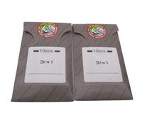 Lot de 20 aiguilles à coudre à tige plate Organ 61 x 2,5 cm DHX1 dans une boîte en plastique transparente CKPSMS compatible avec/remplacement pour Singer Brand 25 26 158 240K 240W 410W10 410W20