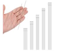 Lot de 20 aiguilles à repriser de 7,5/10/12,5/15/17,5 cm de long, à grand chas pour repriser, à grand chas et à grand chas - Aiguilles à tapisser - Aiguille à matelas - Grande aiguille pour coudre le