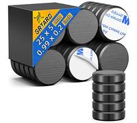 Lot de 20 aimants ronds de 25 mm pour travaux manuels avec dos adhésif en céramique, parfaits pour les boutons de réfrigérateur, les tasses, les loisirs créatifs, les projets scientifiques