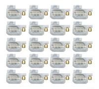 Lot de 20 amortisseurs d'encre à tête carrée pour imprimantes photo, en plastique standard, compatibles avec les têtes d'impression de cinquième génération, grand filtre pour impression de bureau
