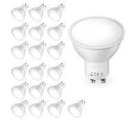 Lot de 20 Ampoule LED avec cache GU10 3W Blanc froid Etanche IP20 120° 50x55mm - Yuan Yuan