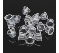 Lot de 20 ampoules d'amorçage pour carburateur - Diamètre extérieur 22 mm, diamètre intérieur 17 mm, hauteur 17 mm, pièce de rechange en plastique compatible avec les modèles 188-12, 188-14, 01201