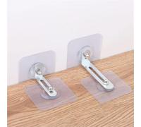Lot de 20 ancrages muraux adhésifs pour meubles - Pour meuble TV - Dispositif anti-chute - Anti-chute - Sans perforation - (S)