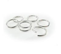 Lot de 20 anneaux brisés 7mm couleur argent