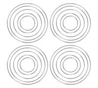 Lot de 20 anneaux en métal pour décoration unique - 20 ou 40 pièces pour couronnes, attrapeurs et plus encore